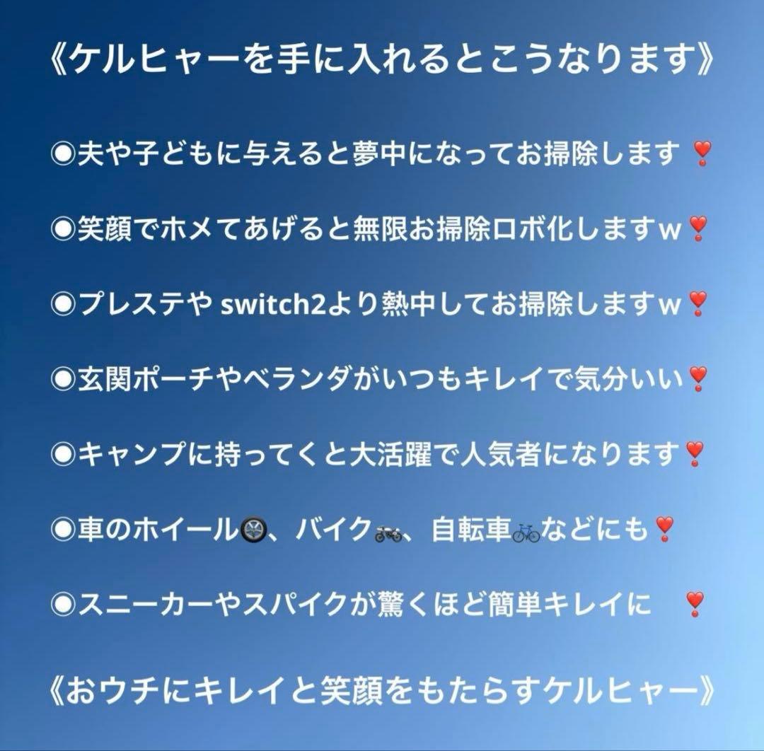 K'A'RCHER　ケルヒャーハンディエア　❤️夫や子どもが夢中でお掃除しますw❤️