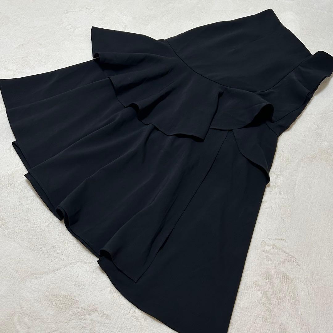美品✨rienda フリルスリットハイウエストスコートショートパンツ