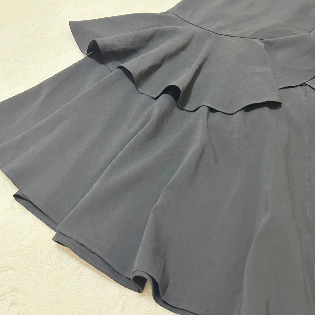 美品✨rienda フリルスリットハイウエストスコートショートパンツ