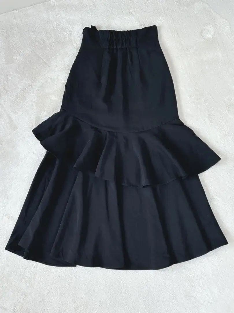 美品✨rienda フリルスリットハイウエストスコートショートパンツ