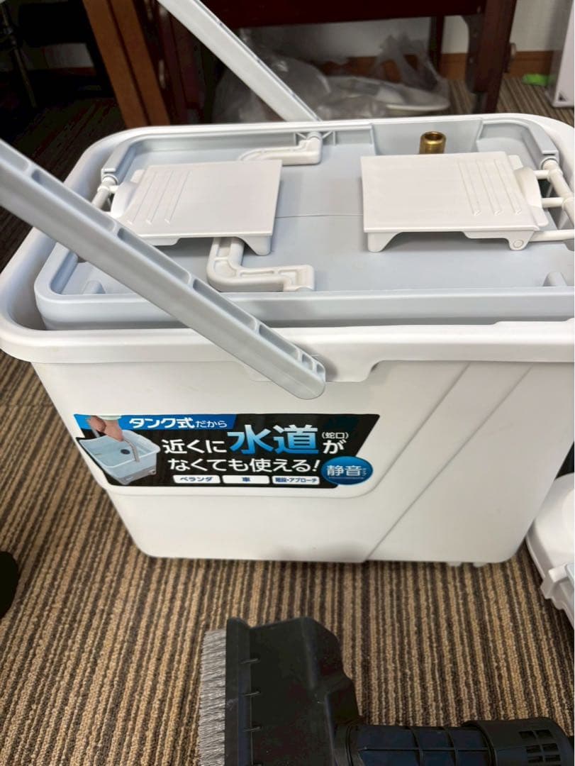 アイリスオーヤマ タンク式高圧洗浄機 SBT-512N デッキブラシセット