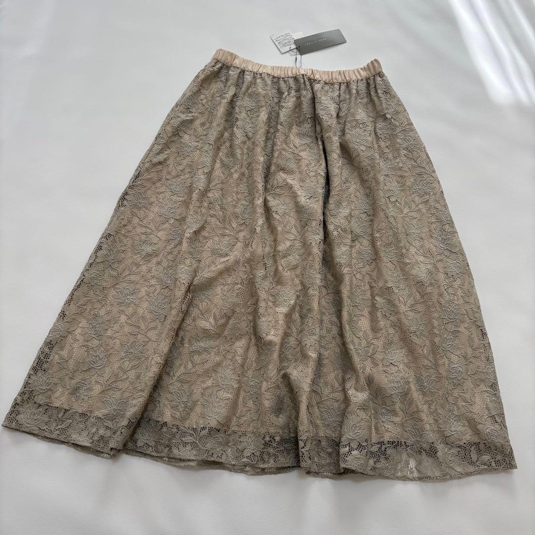 【新品】theory luxe レーススカート40 定価3.3万 セレモニー