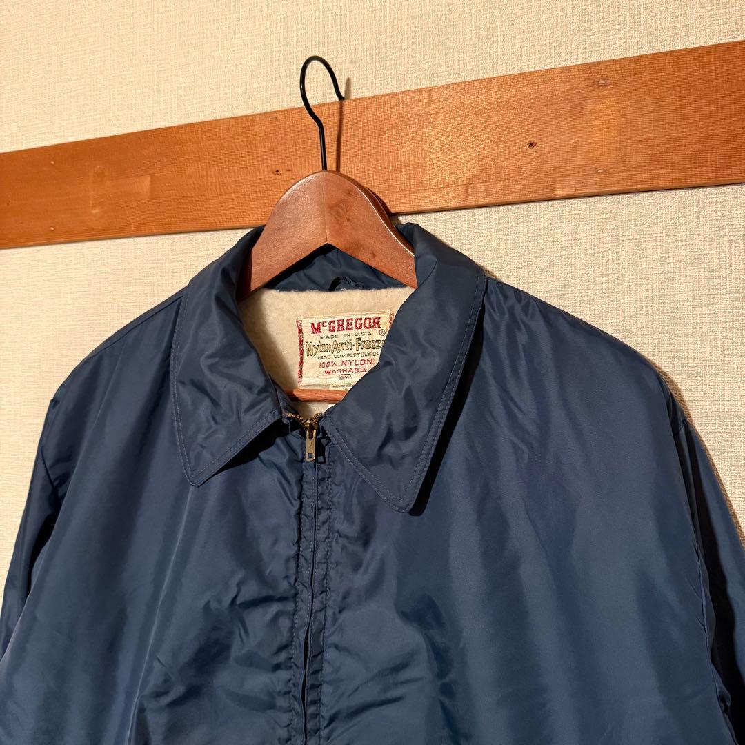 60's McGREGOR ナイロンアンチフリーズ ネイビー 表記44 USA製