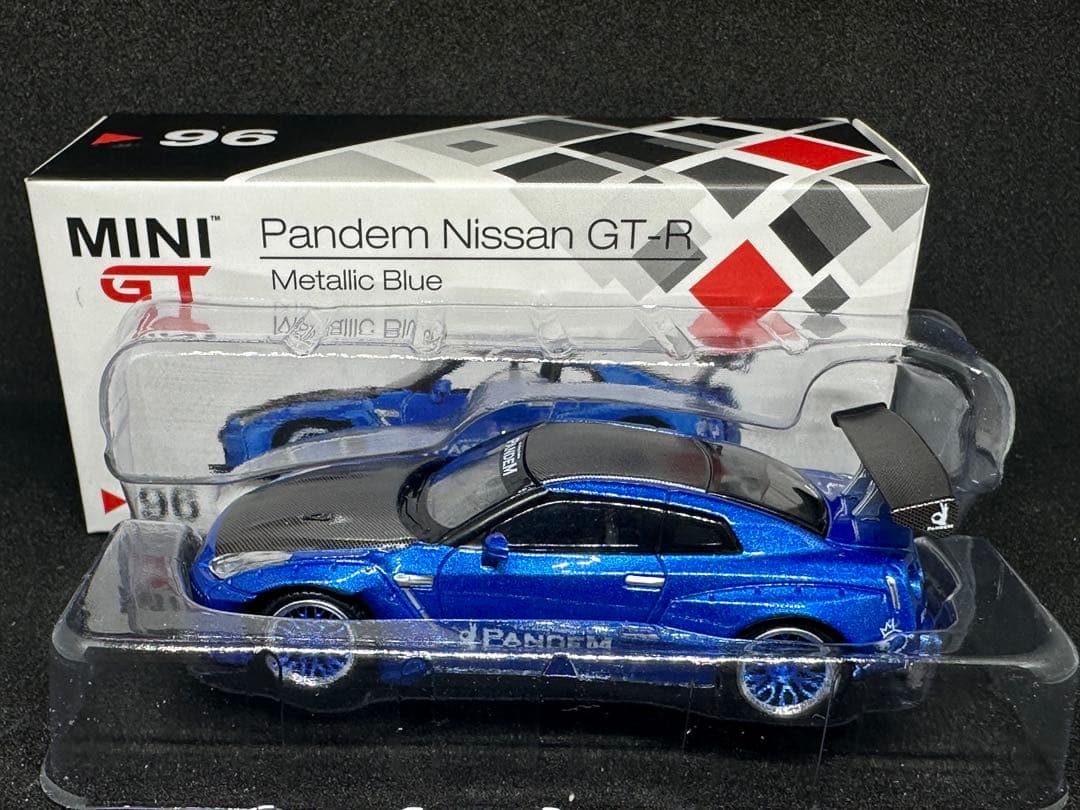 MINI GT ▶︎96 Pandem Nissan GT-R メタリックブルー