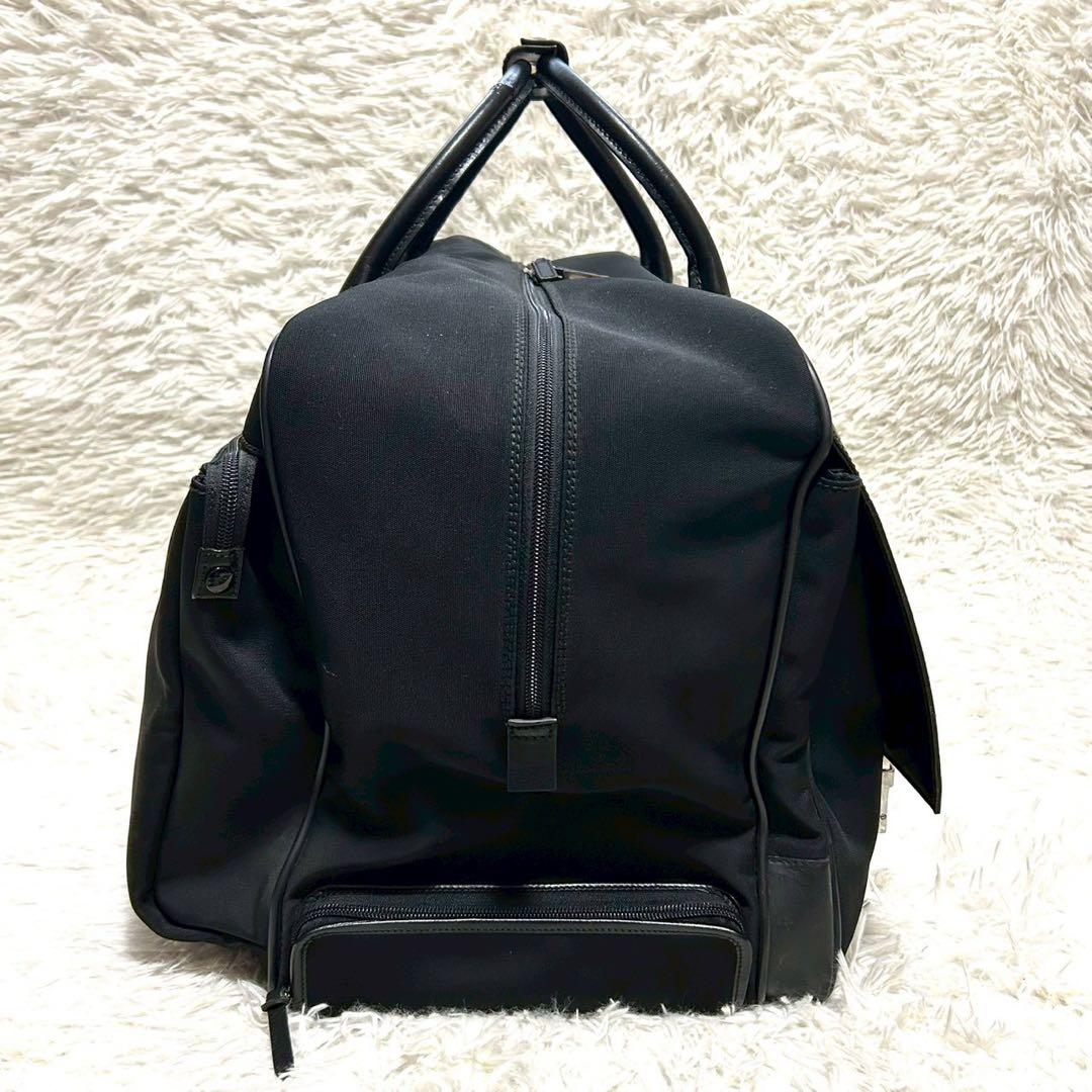 【極美品】グッチ キャリーバッグ ボストン スーツケース ビジネス レザー 黒