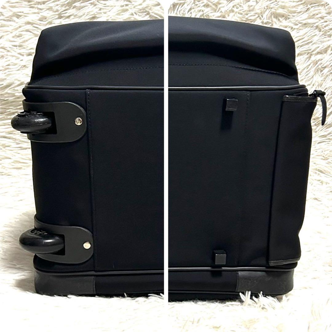 【極美品】グッチ キャリーバッグ ボストン スーツケース ビジネス レザー 黒