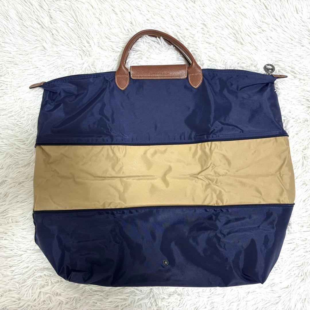LONGCHAMP ロンシャン プリアージュ トラベルバッグ ネイビー 拡張型