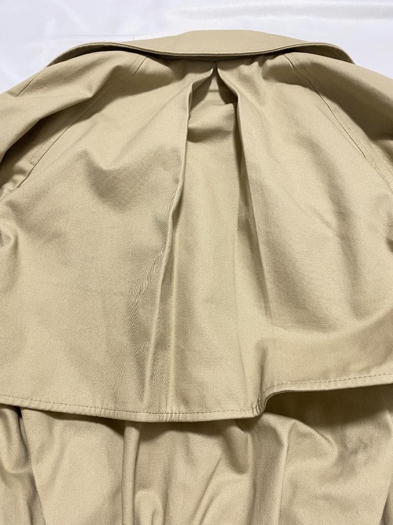 新品‼ ZARA ショートバルーントレンチコート コムギ色 XS