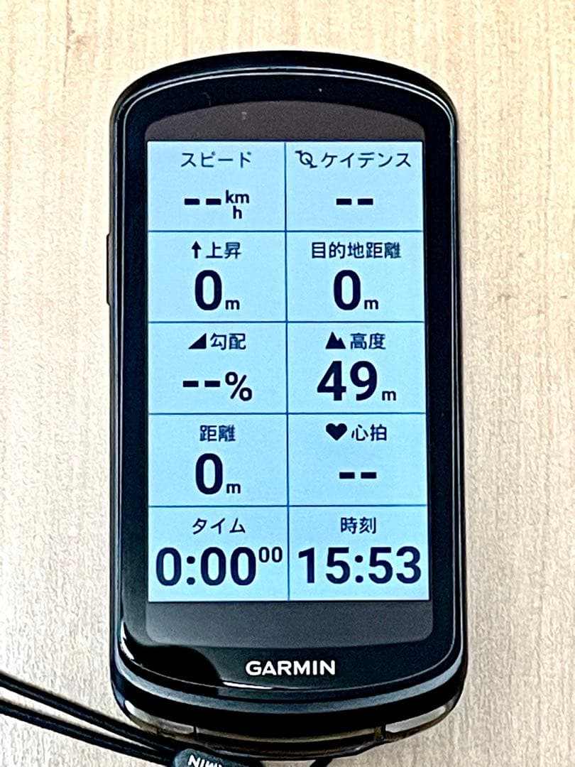 試用程度 GARMIN ガーミン Edge 1040 SOLAR GPSサイコン