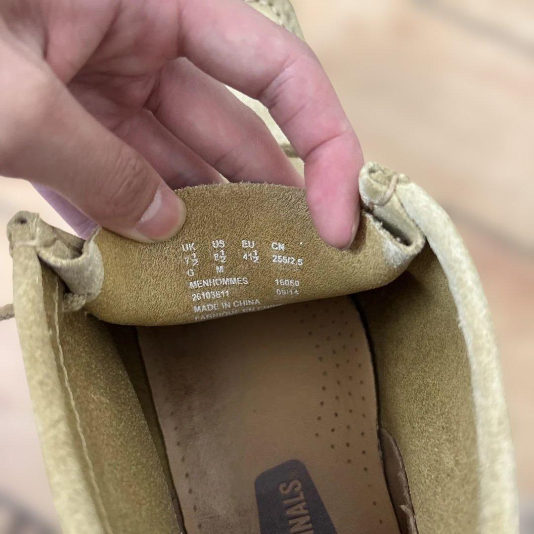 Clarks Originals ベージュ モカシン　ブーツ　ワラビー