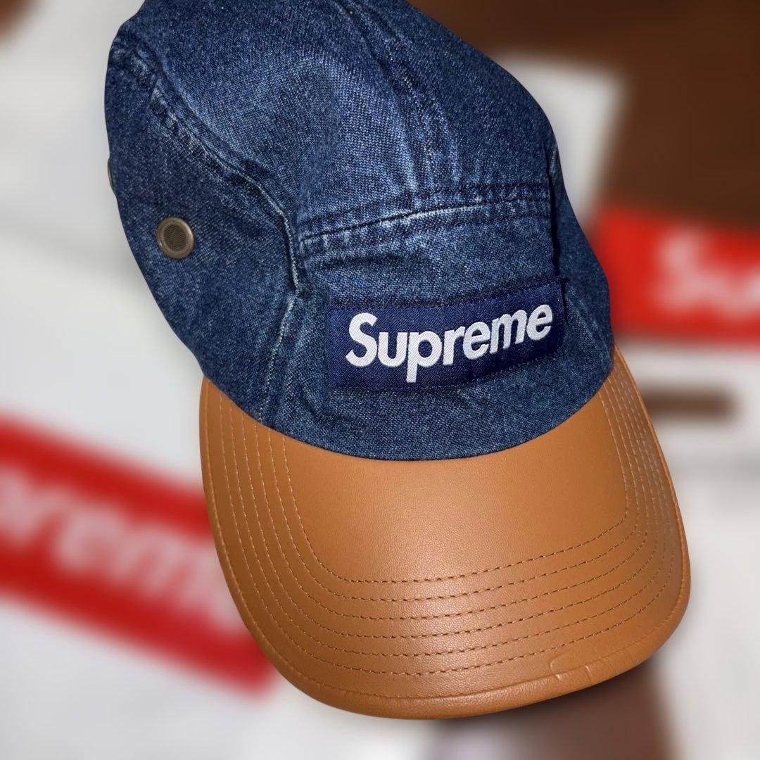 Supreme 2-Tone Denim Camp Cap デニムキャップ　20