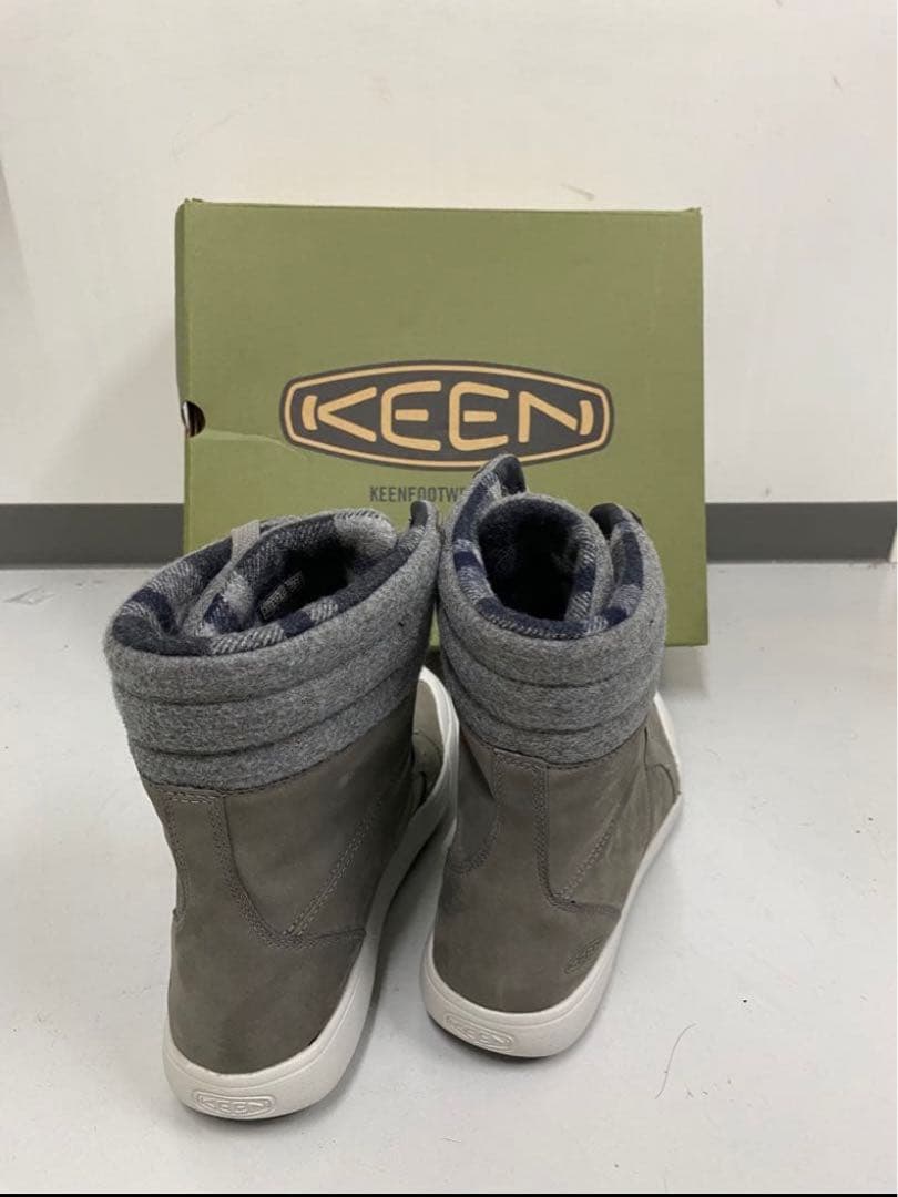 【即日発送】25cm KEEN ELENA MID ショートブーツ 防寒 防水