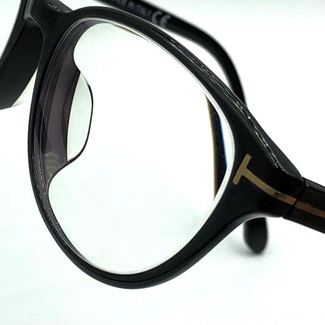 ●TOMFORD トムフォード メガネフレーム 黒 TF5422 デモレンズ付