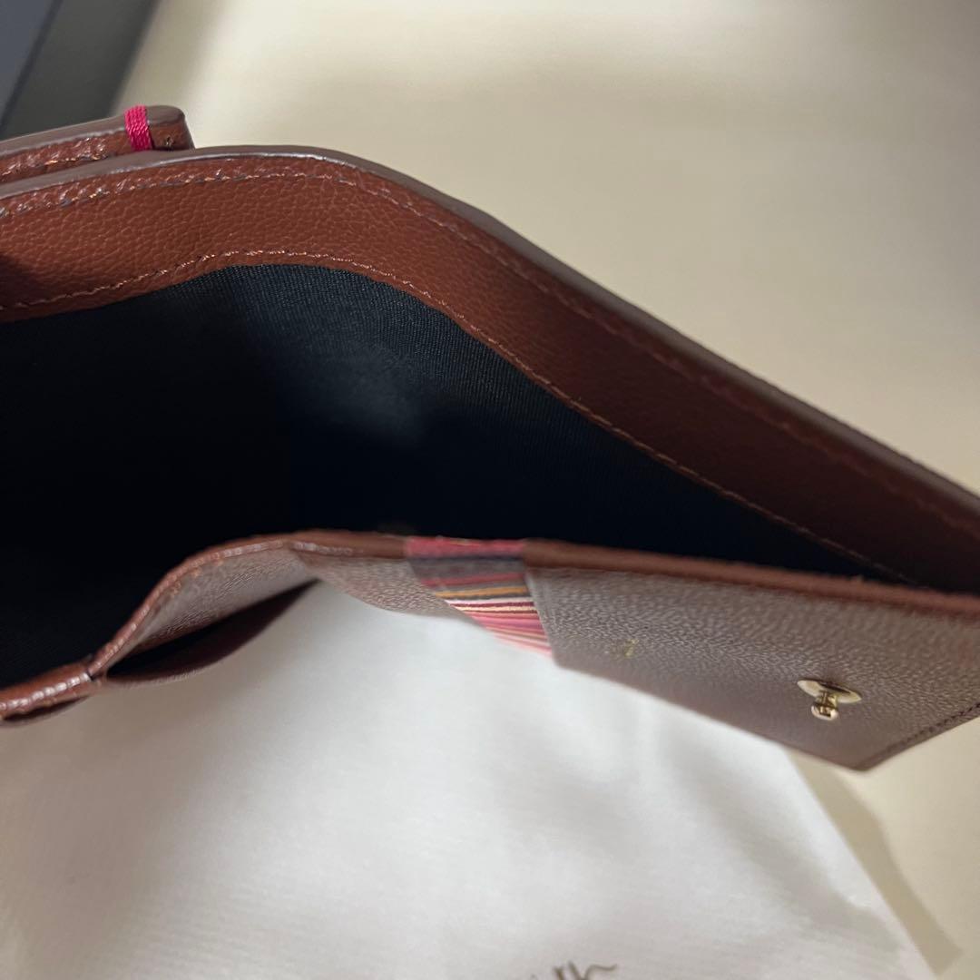 【美品】Paul Smith ポールスミス　二つ折り財布　キャメル　牛革　正規品