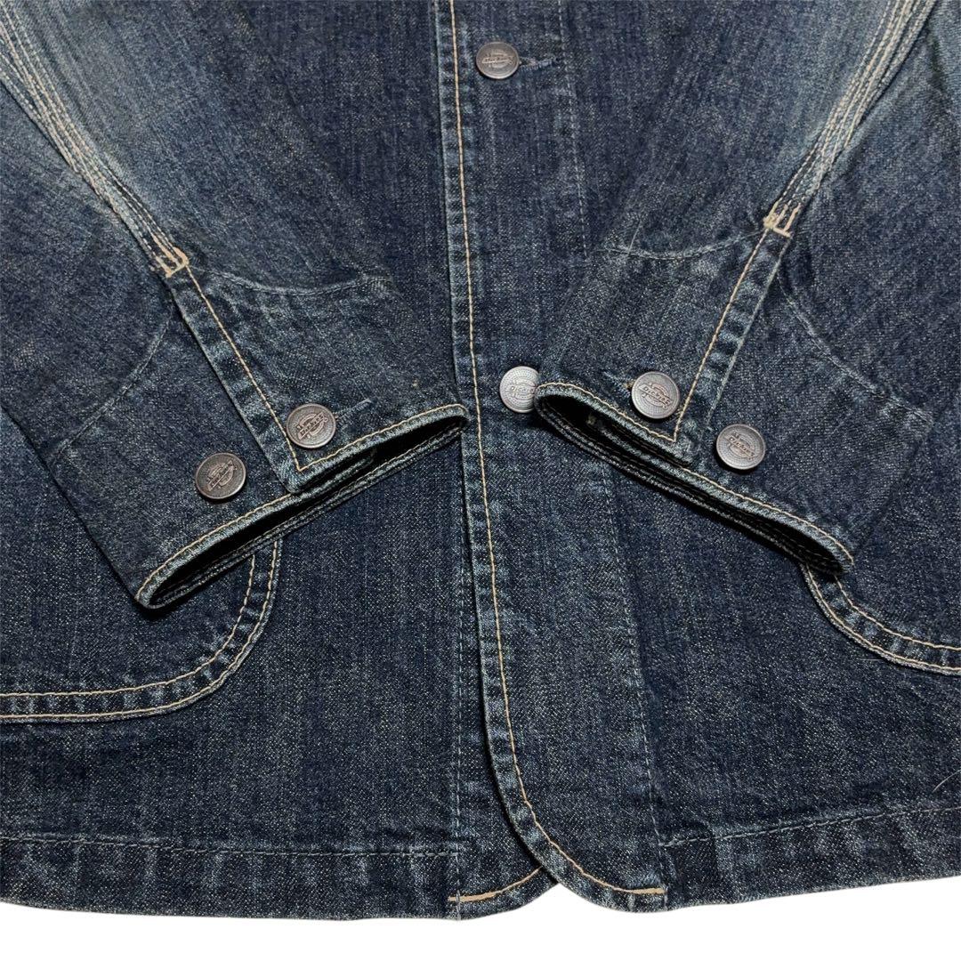 Dickies ディッキーズ デニム カバーオール チェーンステッチ Ｌ