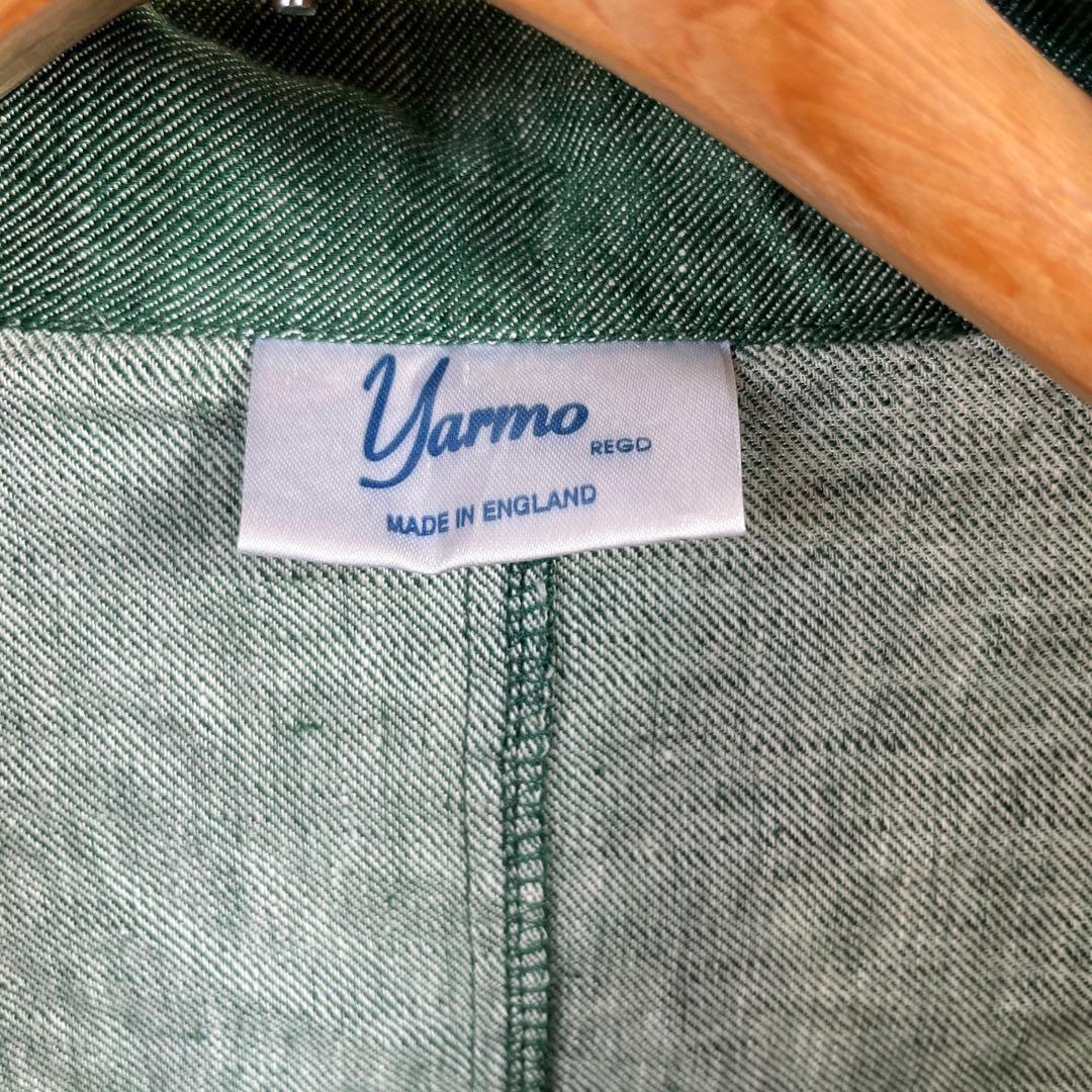 期間限定値下げ！英国製　Yarmo リネン コート グリーン