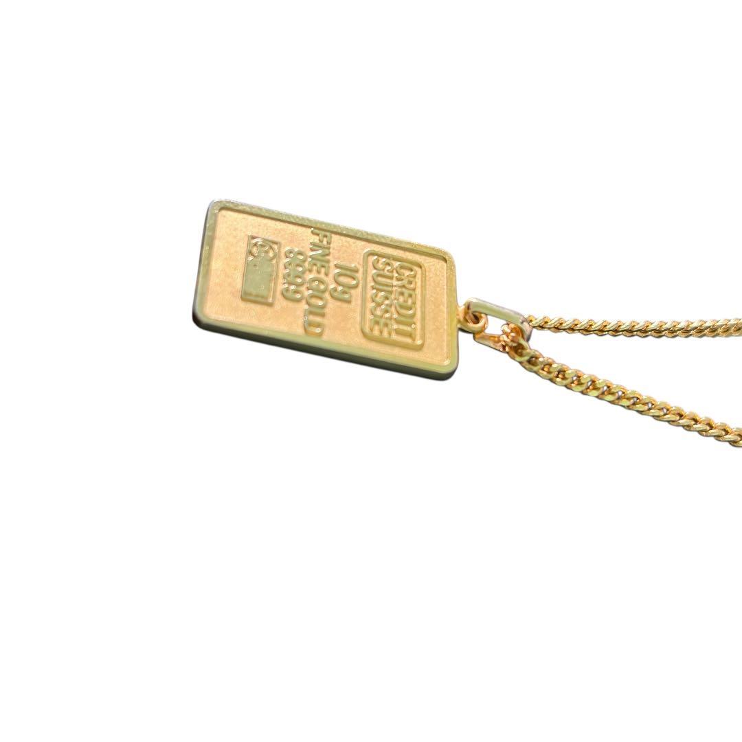 80 CREDIT SUISSE 10g ゴールドネックレス