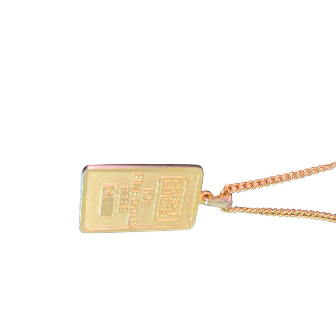 80 CREDIT SUISSE 10g ゴールドネックレス