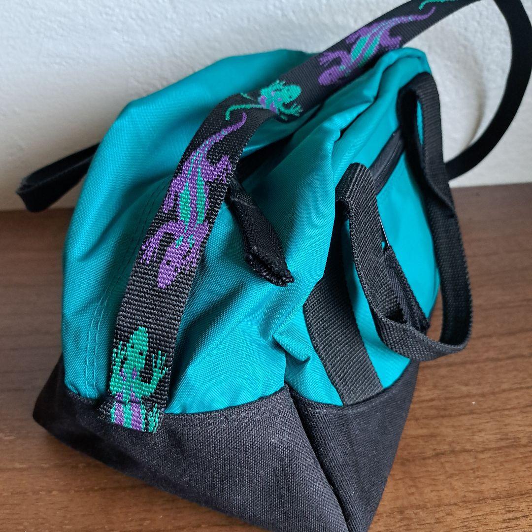 【極美品、希少】L.L.Bean エルエルビーン　ドラムバッグ　ヤモリ柄　90s