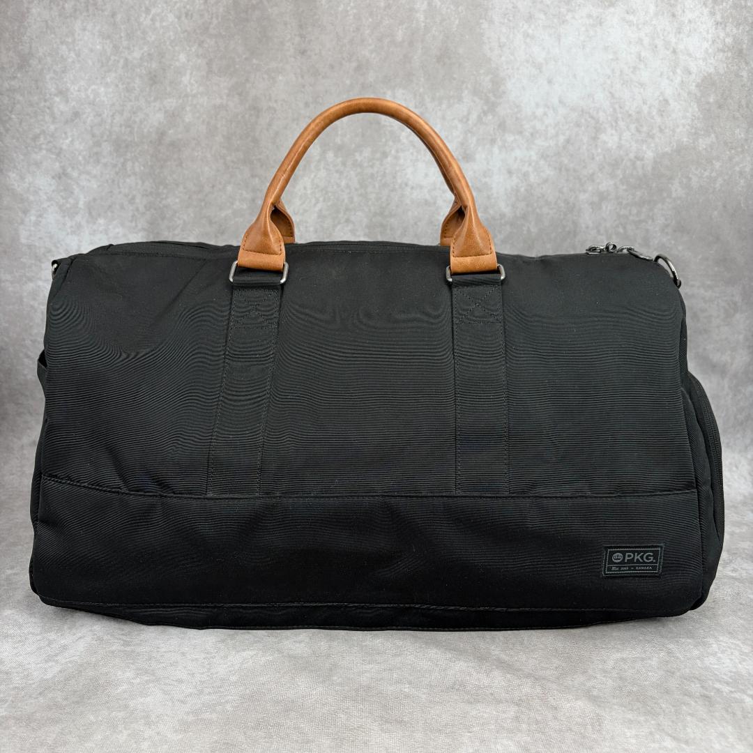 【良品✨】ピーケージー ビショップ 2way ボストンバッグ ハンド 大容量 黒