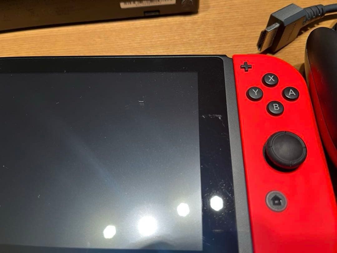 Nintendo Switch 本体 赤/青 付属品付き
