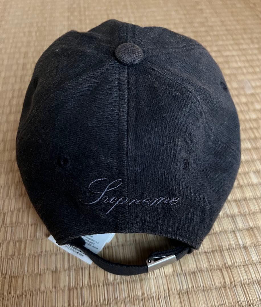 SUPREME ×Stone  Denim 6-Panel Cap