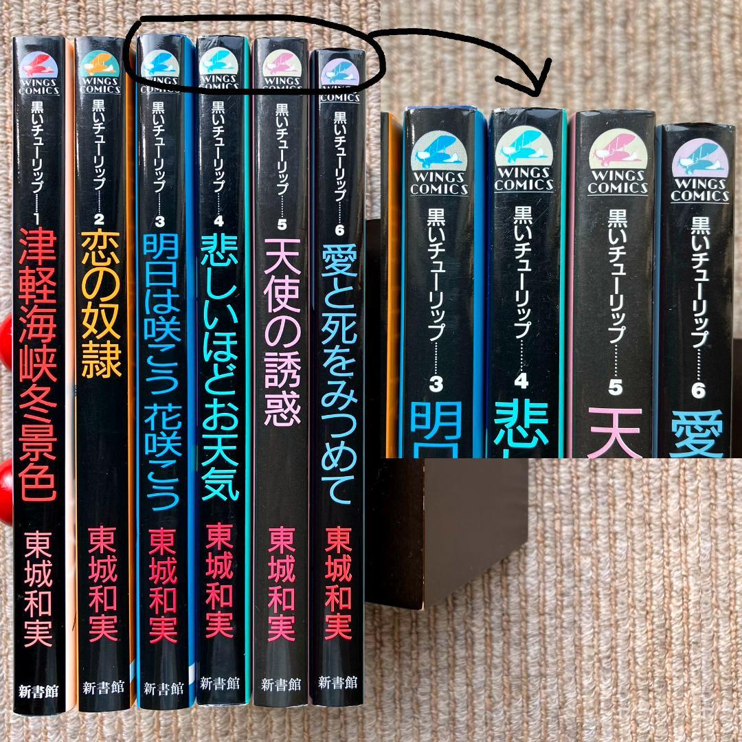 【全巻】 黒いチューリップ　全6巻セット　東城和実