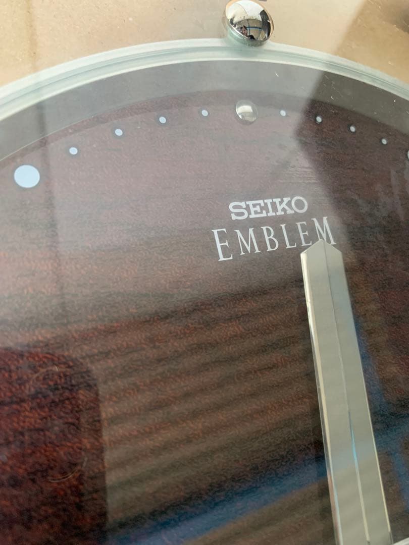 SEIKOセイコー　EMBLEM 電波時計　壁掛け時計　HS529B