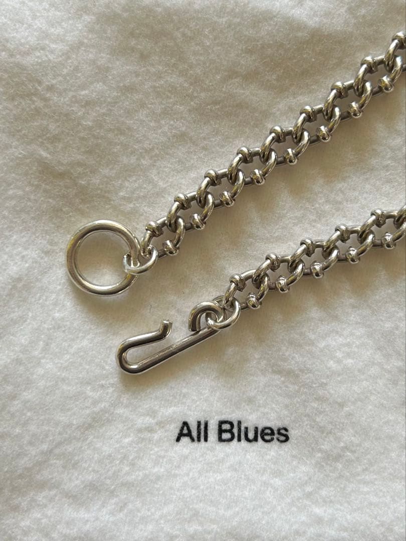 All Blues DNA NECKLACE 42cm Yo-Sea着用モデル