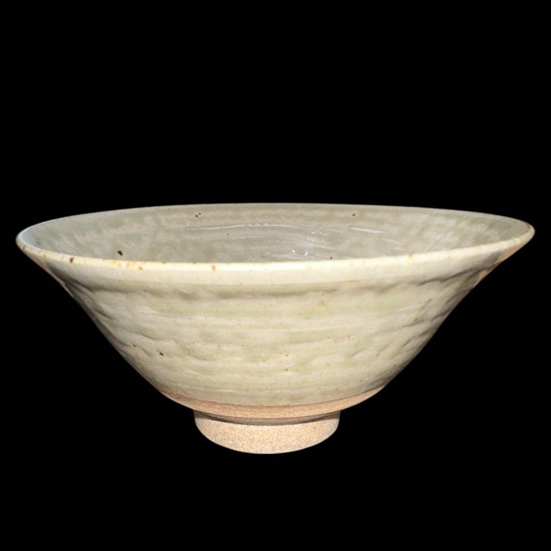 某有名オークション購入 安芸国焼 龍昇窯 (天山作) 抹茶椀 本田 天山 共箱