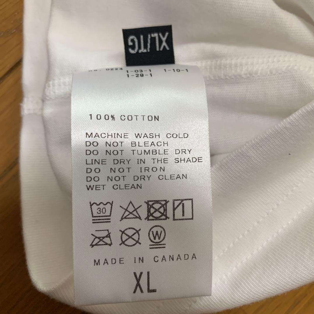 REIGNING CHAMP RC刺繍T XL 白 新品