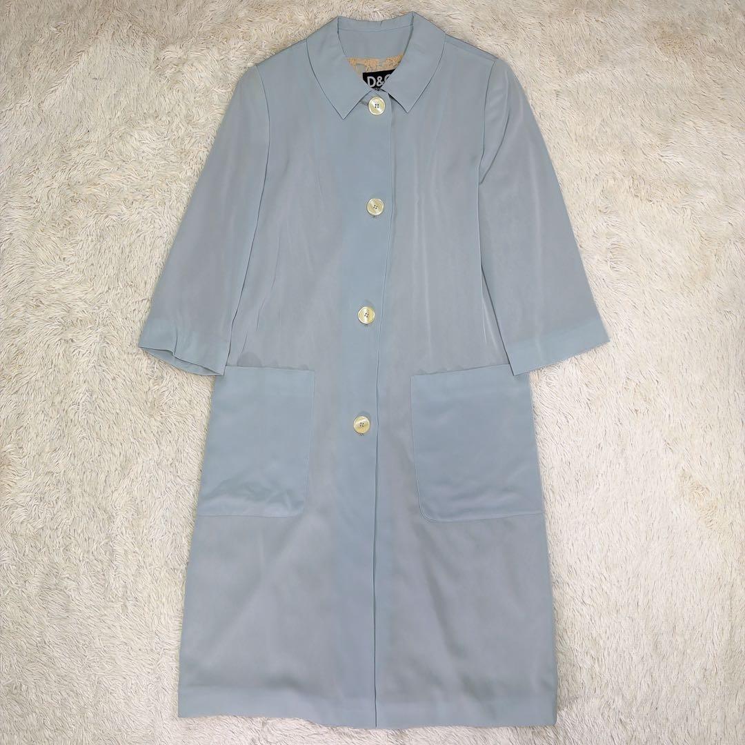 D&G ドルチェ＆ガッバーナ 90s Vintage ロングコート イタリア製