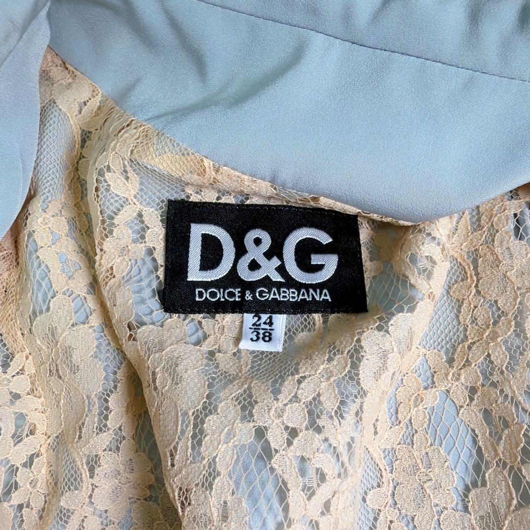 D&G ドルチェ＆ガッバーナ 90s Vintage ロングコート イタリア製