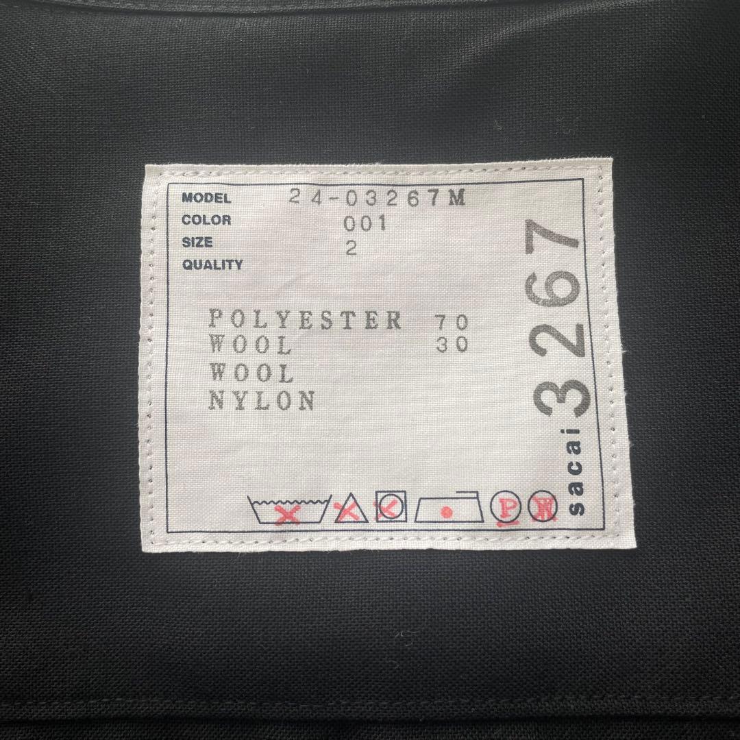 sacai Suiting Jacket ブラック 2 サカイ