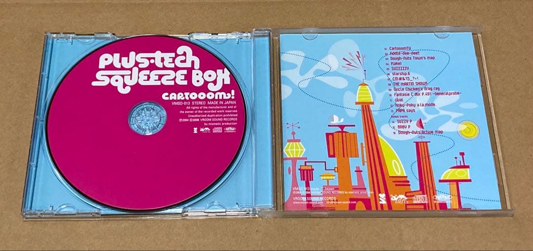 Plus-Tech Squeeze Box 『Cartooom!』　廃盤CD
