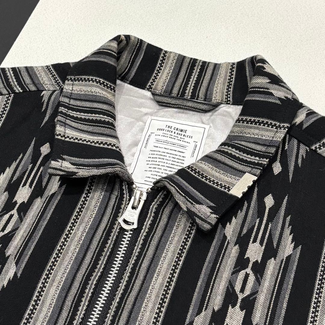 美品 CRIMIE NATIVE JACQUARD SWING M ブラック