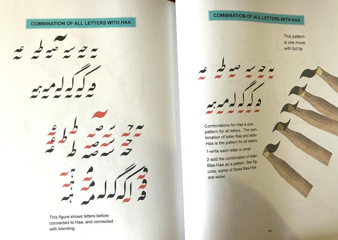 アラビア書道　テキスト　Nuqteh　（洋書）