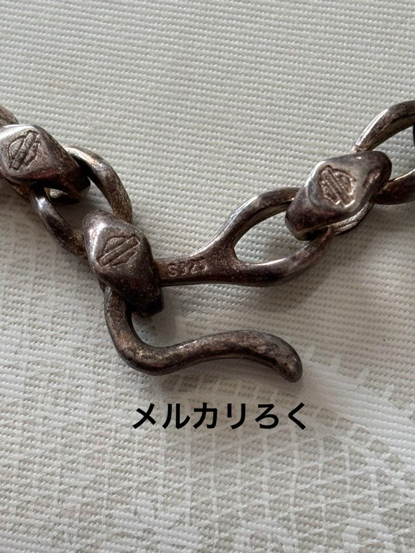 シルバー925 刻印 ネックレス ヴィンテージ