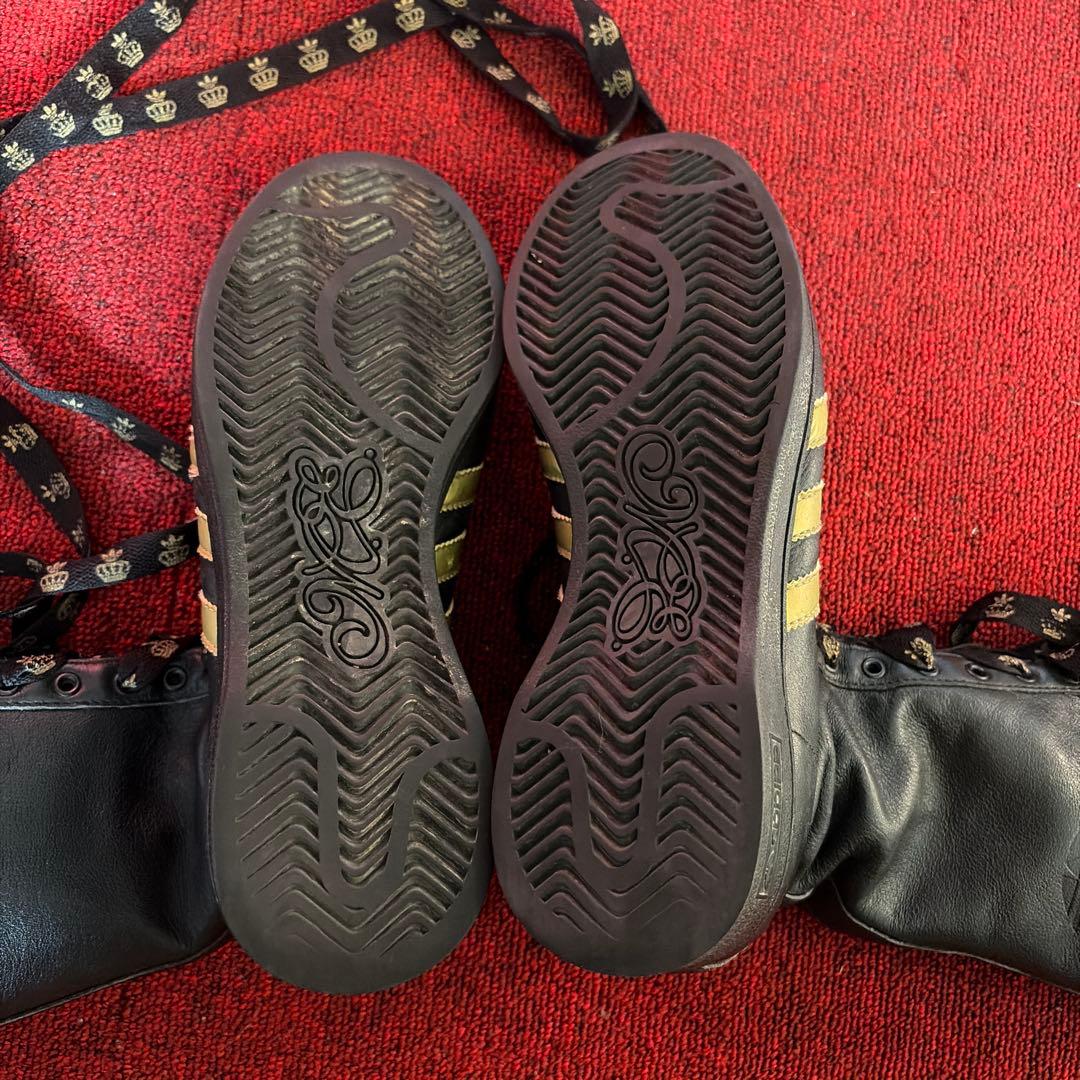 レア adidas ミッシーエリオット　ブーツ　ブラック×ゴールド
