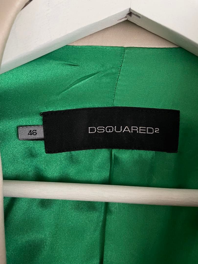 DSQUARED（ディースクエアード）2テーラードジャケット 46 ベージュ