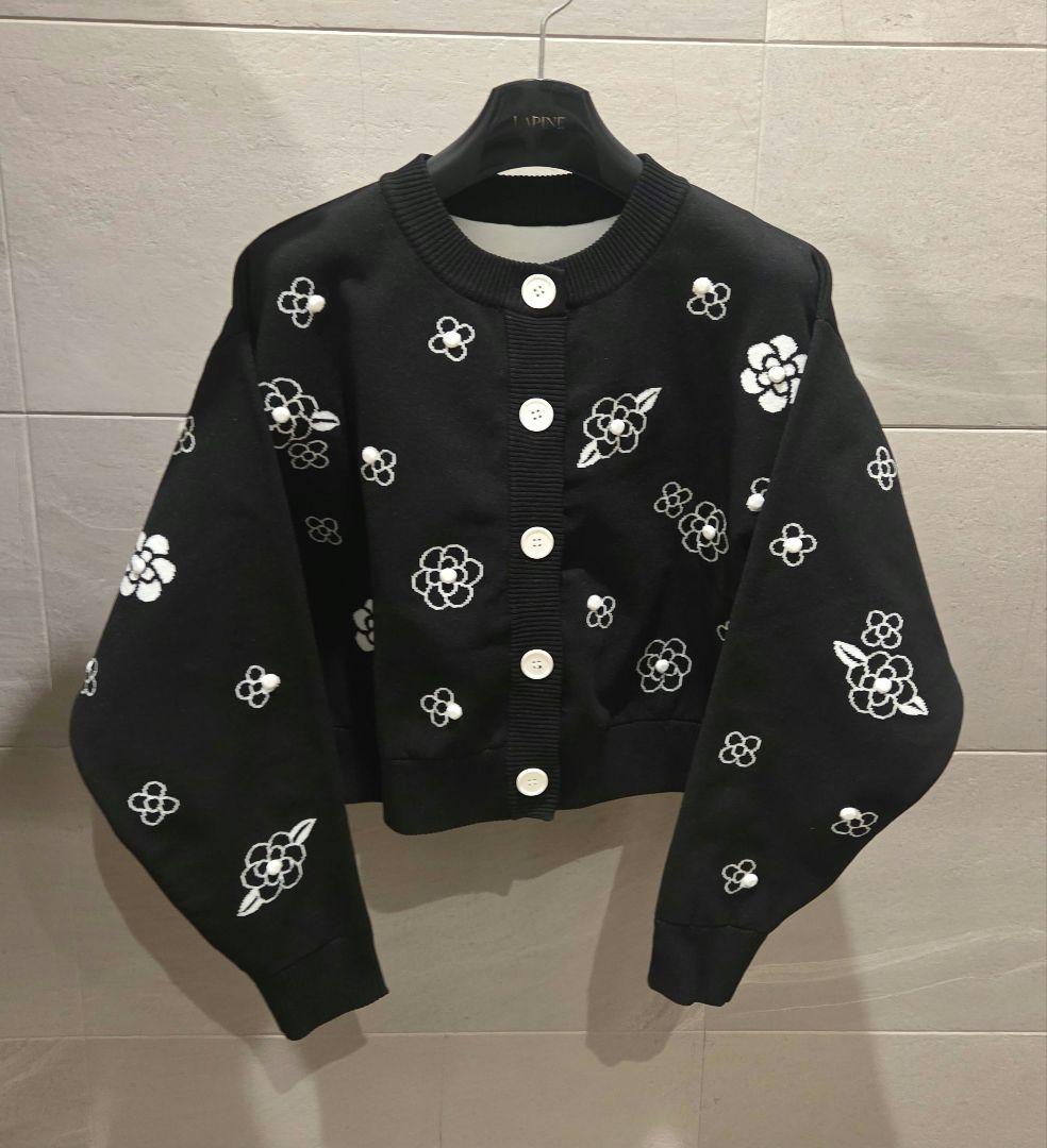 【美品】TREFLE+1 フルールカーディガン