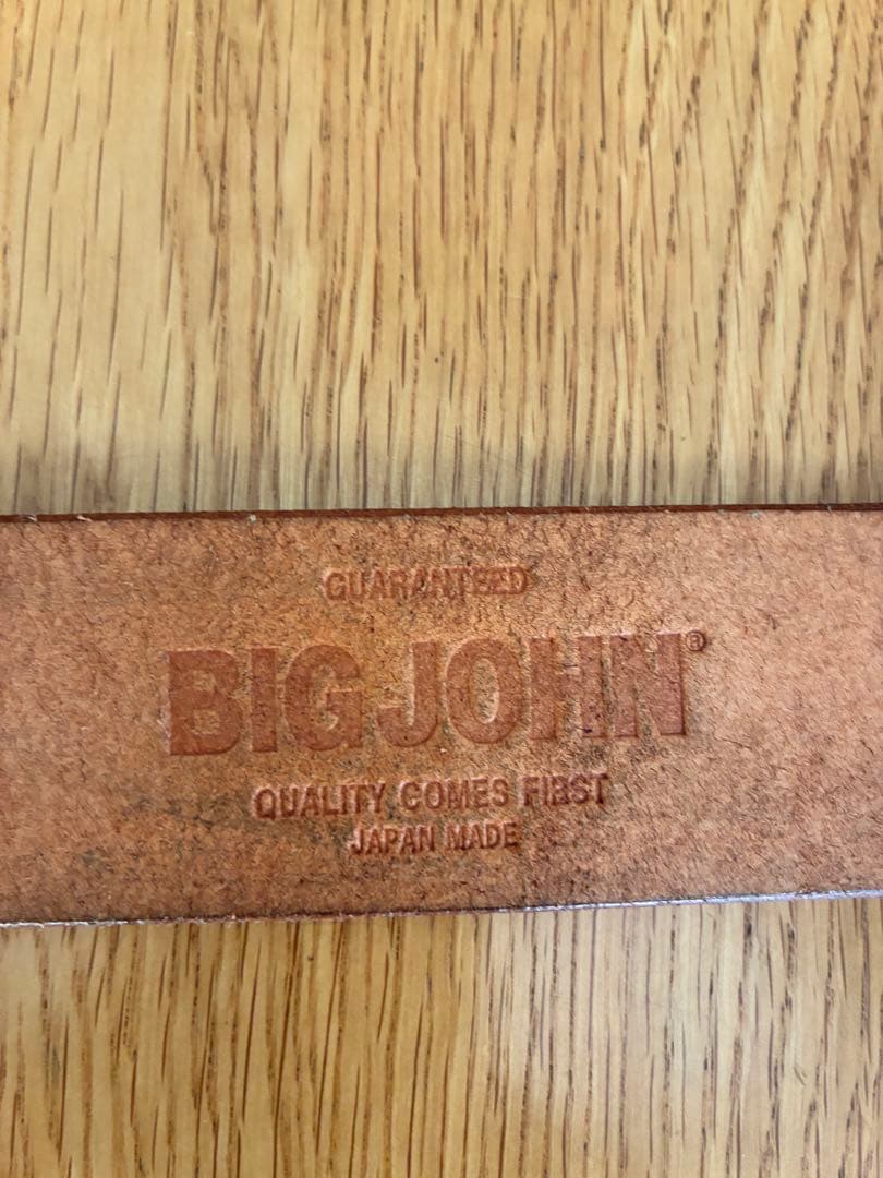 BIG JOHN ビッグジョン 5mm 姫路レザーベルト サイズ3（L）