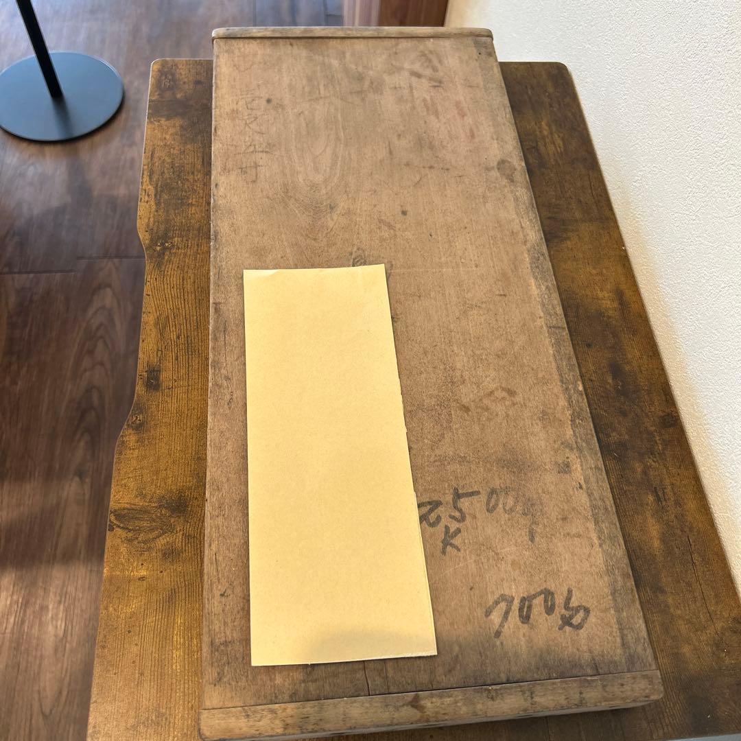 昭和 レトロ　木製鯛菓子木型和菓子木 型大型 57cm 古道具