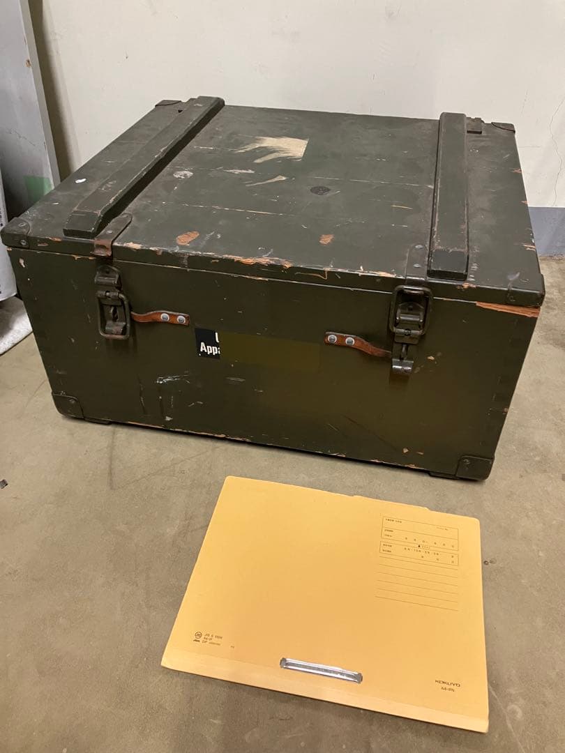 【レア】米軍基払い下げ木箱1969年製