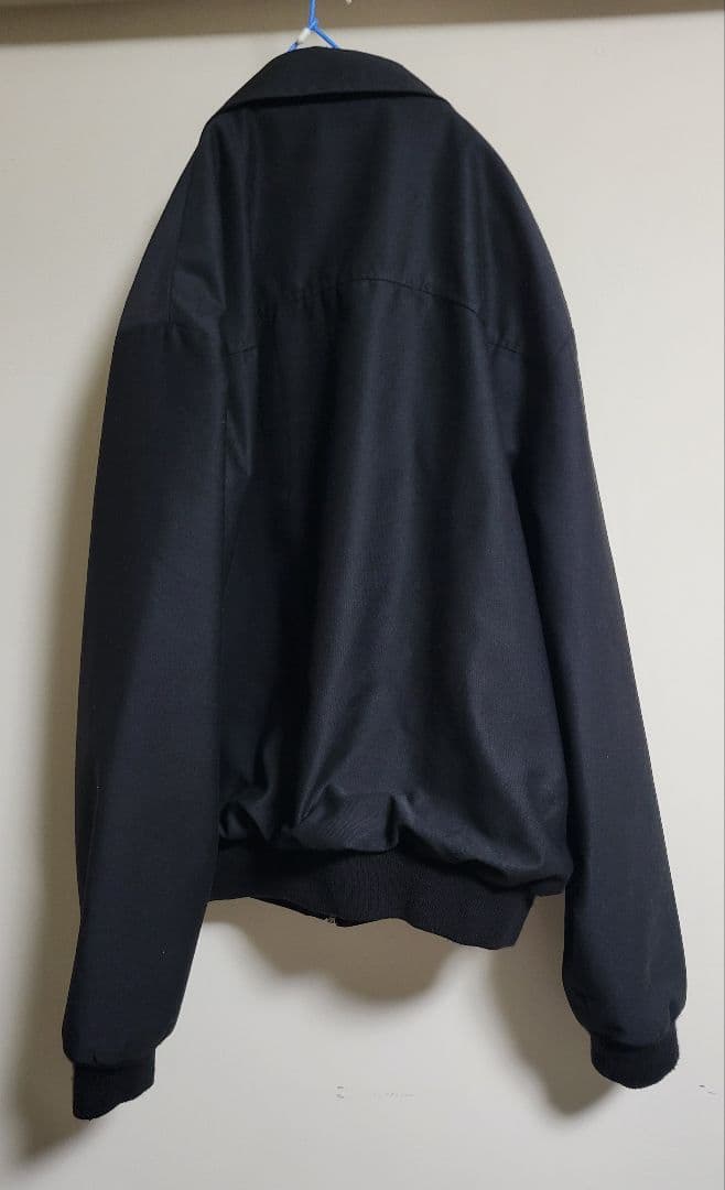 【極美品】80s 英国製 ハリントンジャケット M ビンテージ 裏地チェック 黒