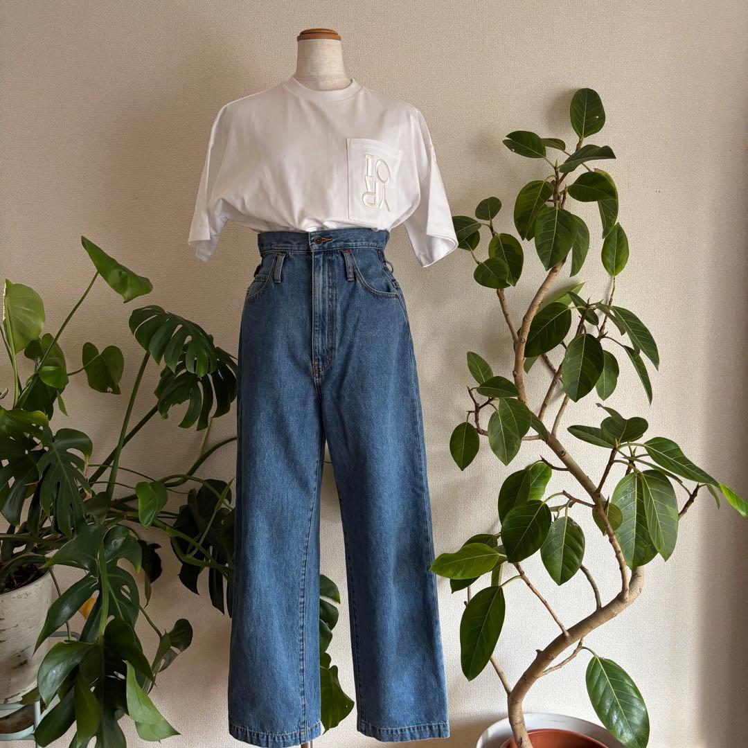 yori 白Tシャツ10th TEE 刺繍新品