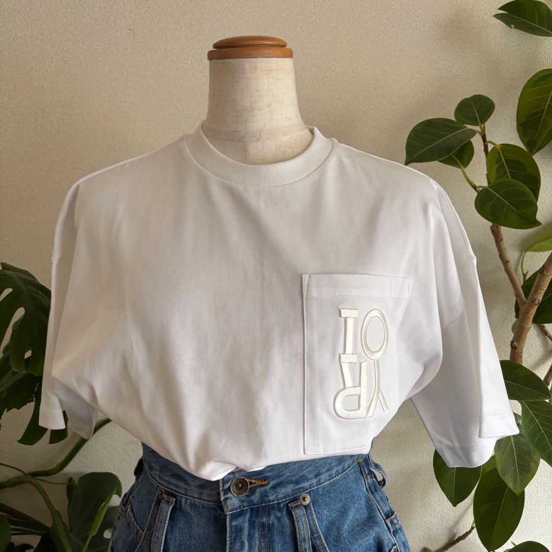 yori 白Tシャツ10th TEE 刺繍新品