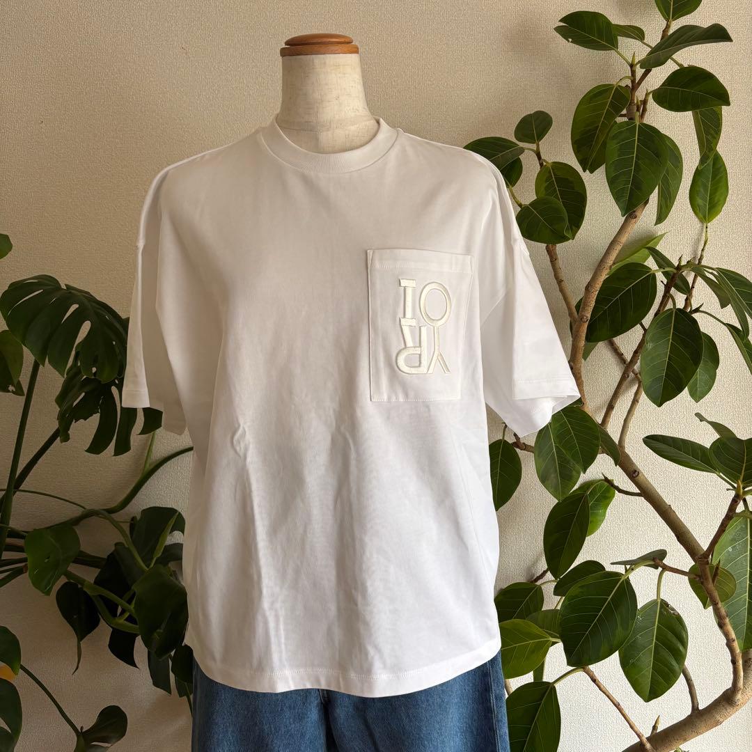 yori 白Tシャツ10th TEE 刺繍新品