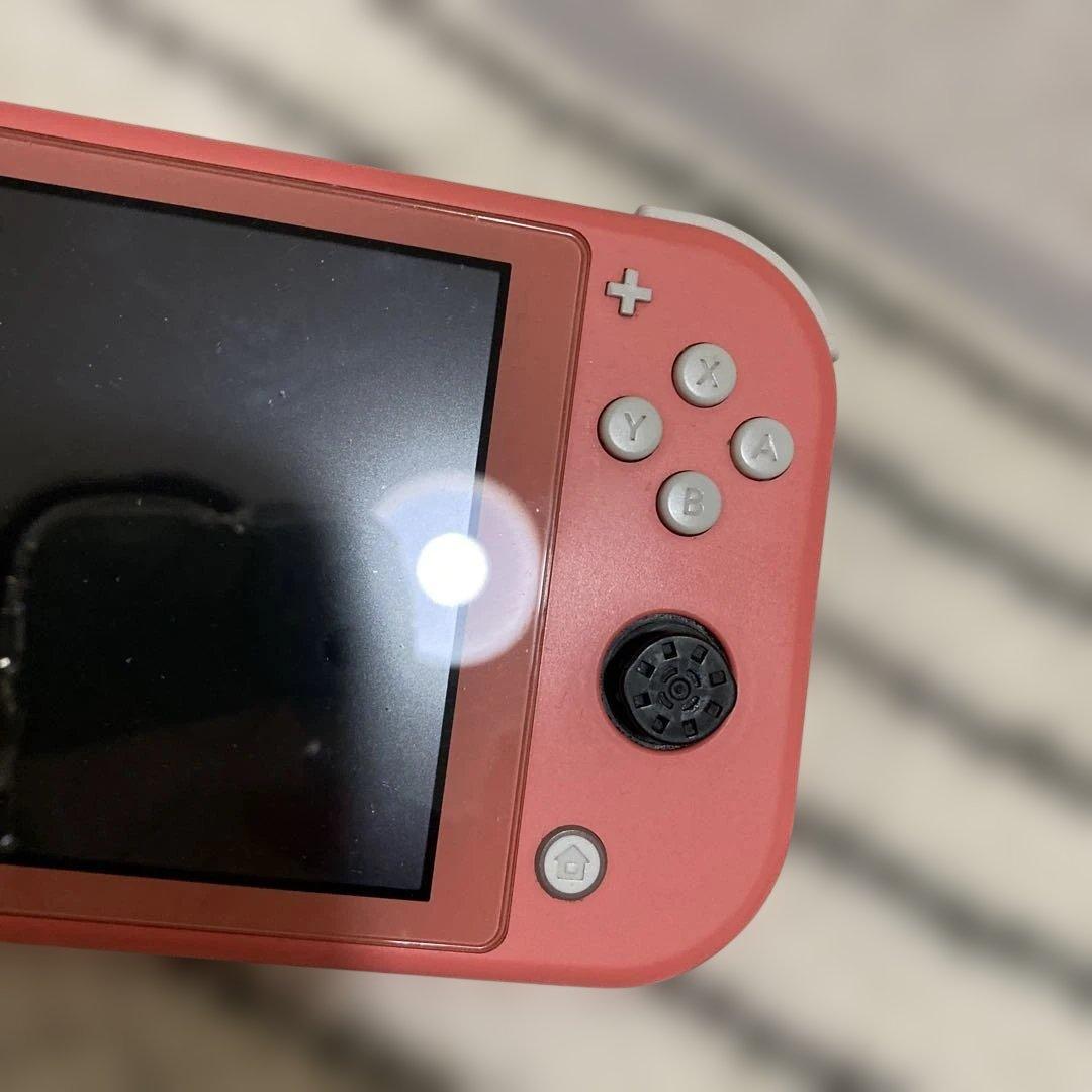 switchライト　ピンク　ジャンク品