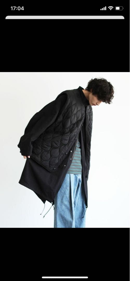 ジャケット・アウター VICTIM M65 BIG COAT QUILTED BIG VEST